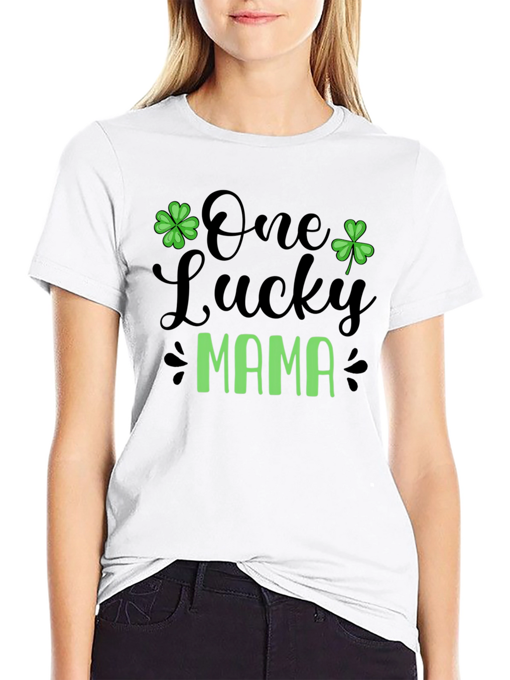 One Lucky Mama St. Patricks Day T-Shirt
