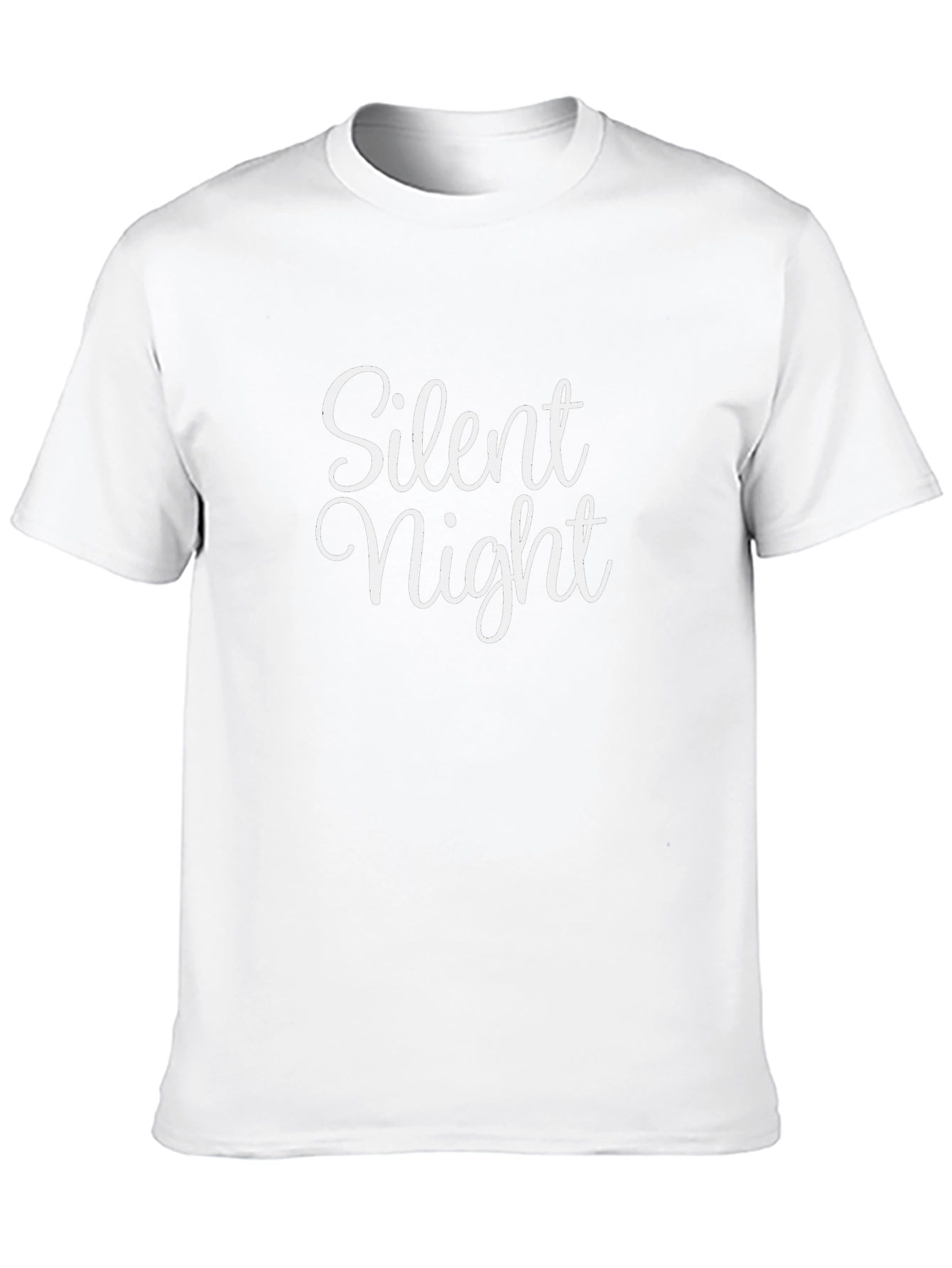 Silent Night Graphic T-Shirt - Holiday Apparel