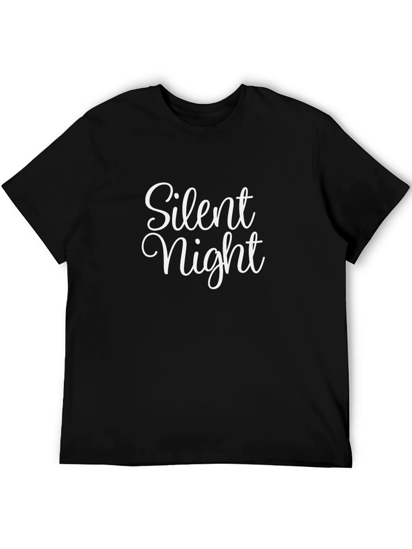 Silent Night Graphic T-Shirt - Holiday Apparel