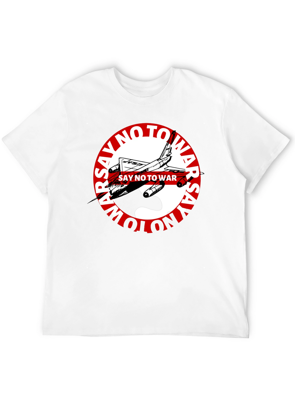 Say No to War Graphic Tee - Black