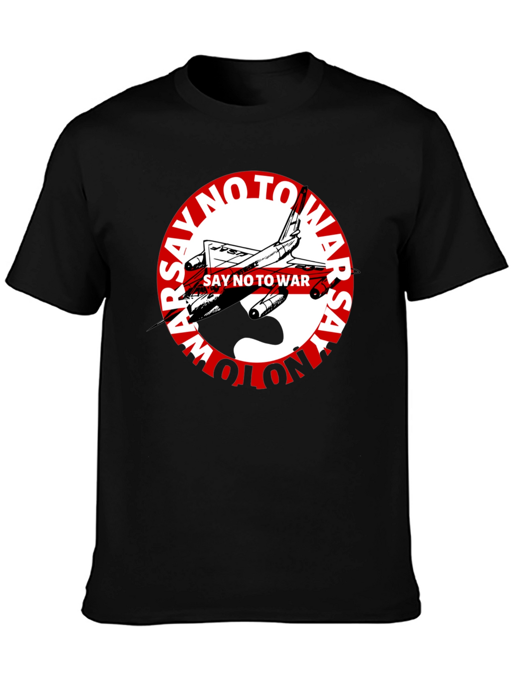 Say No to War Graphic Tee - Black