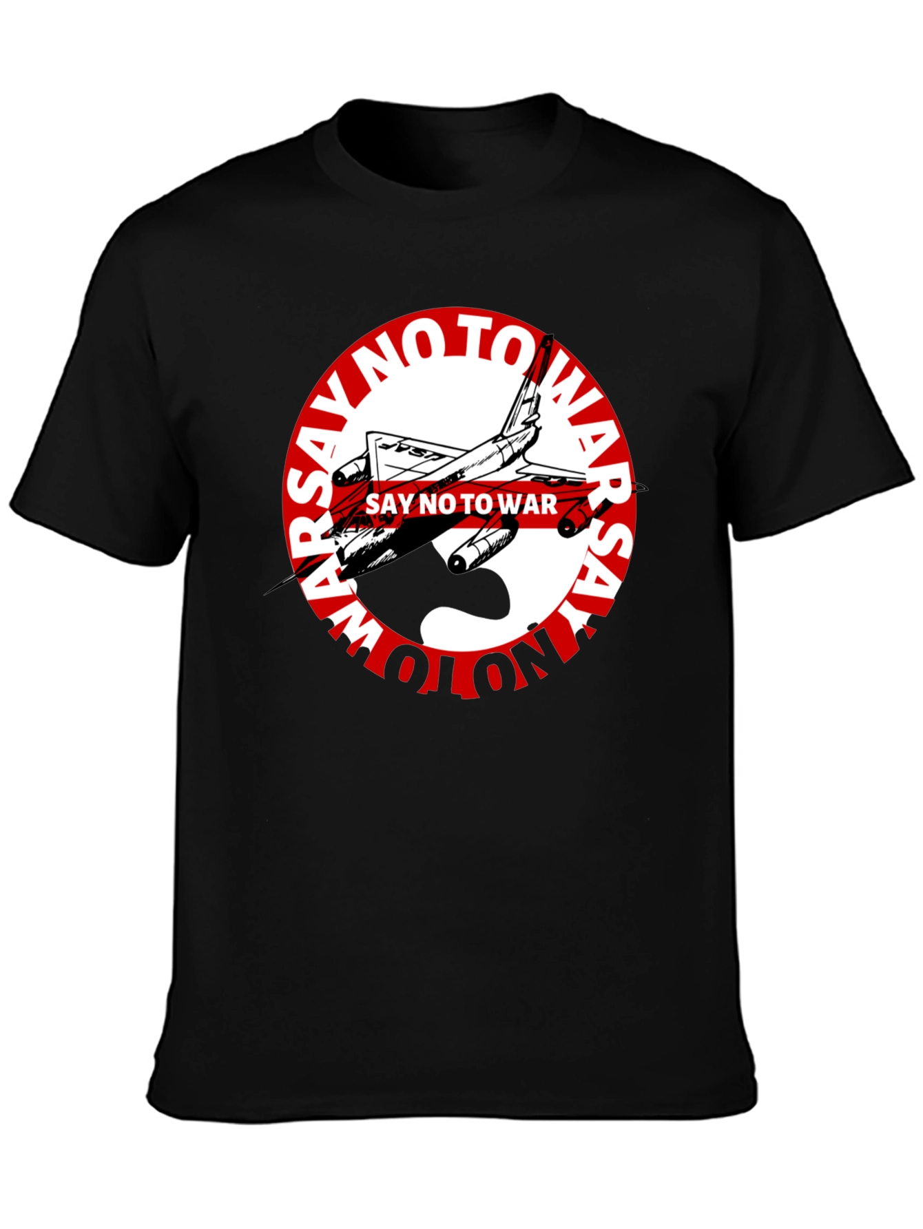 Say No to War Graphic Tee - Black