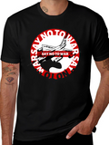 Say No to War Graphic Tee - Black