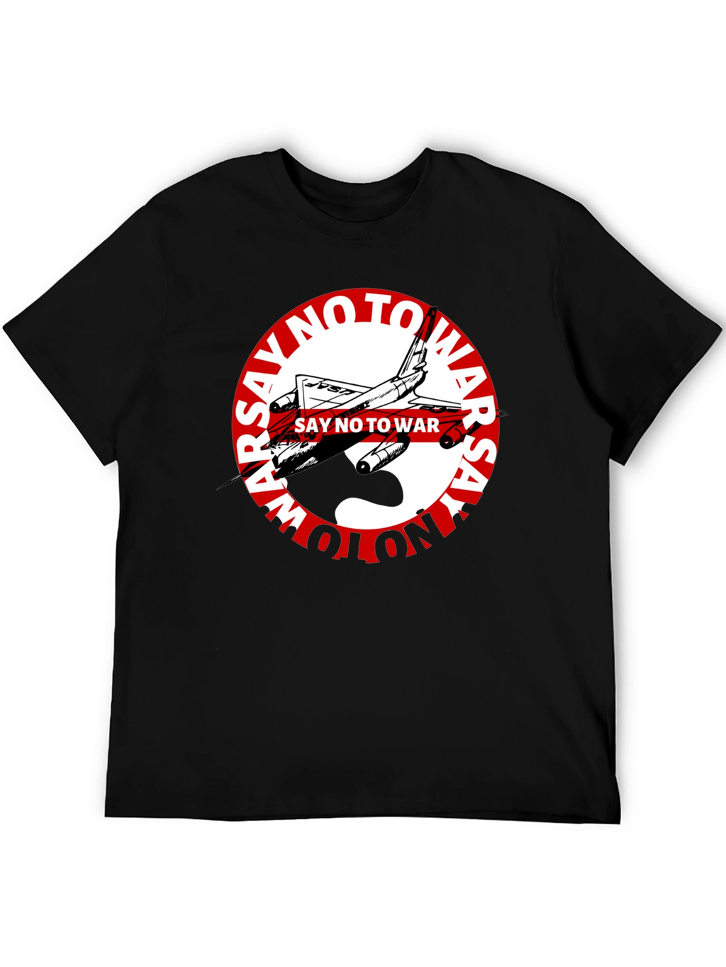 Say No to War Graphic Tee - Black