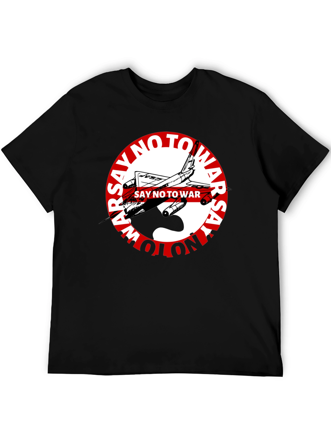 Say No to War Graphic Tee - Black