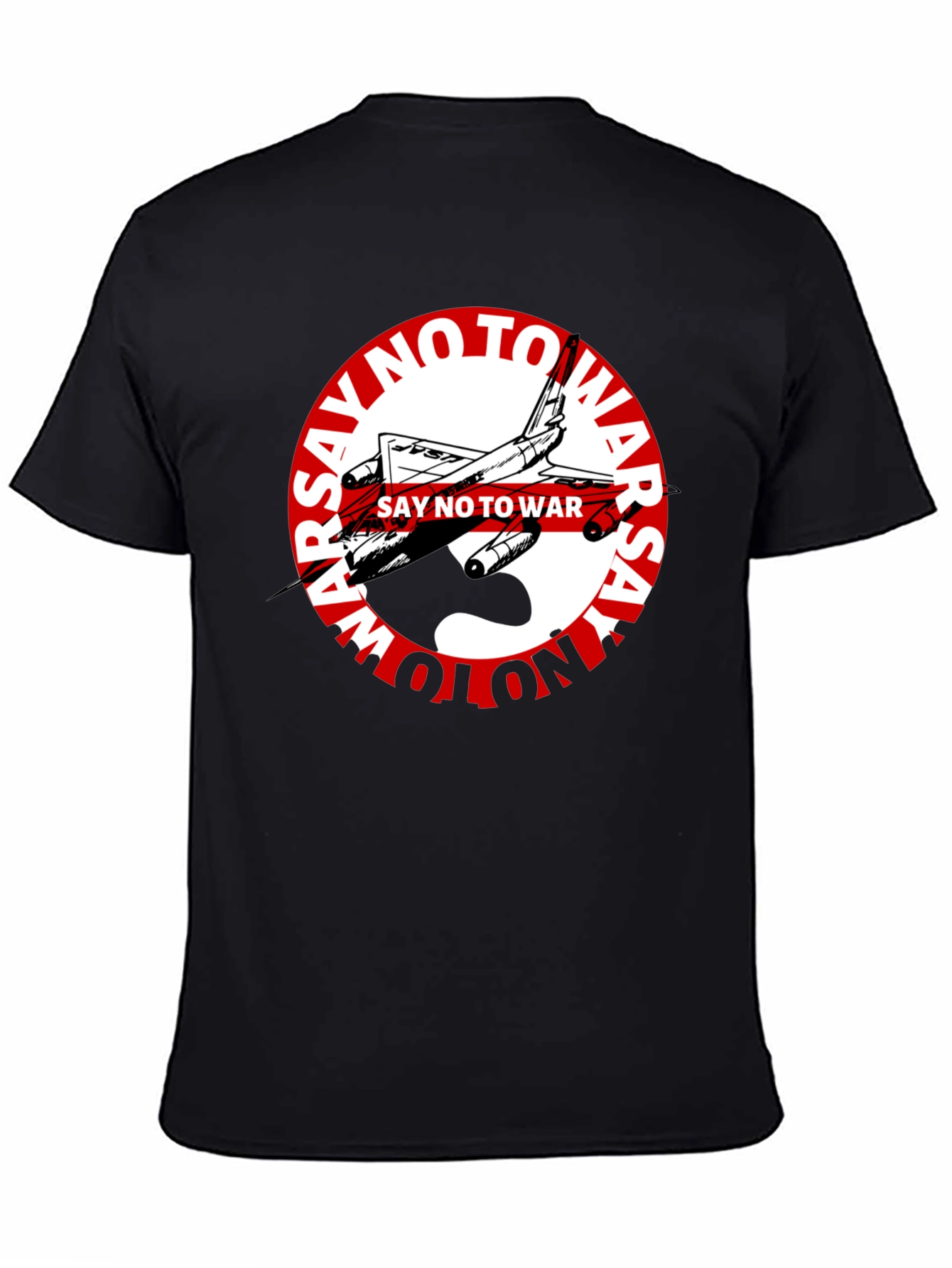 Say No to War Graphic Tee - Black