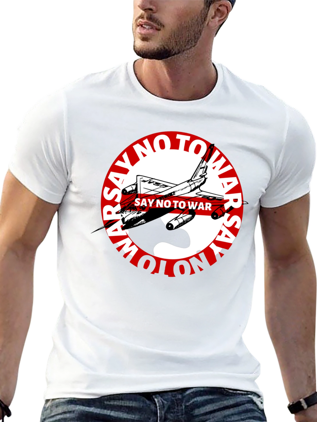 Say No to War Graphic Tee - Black