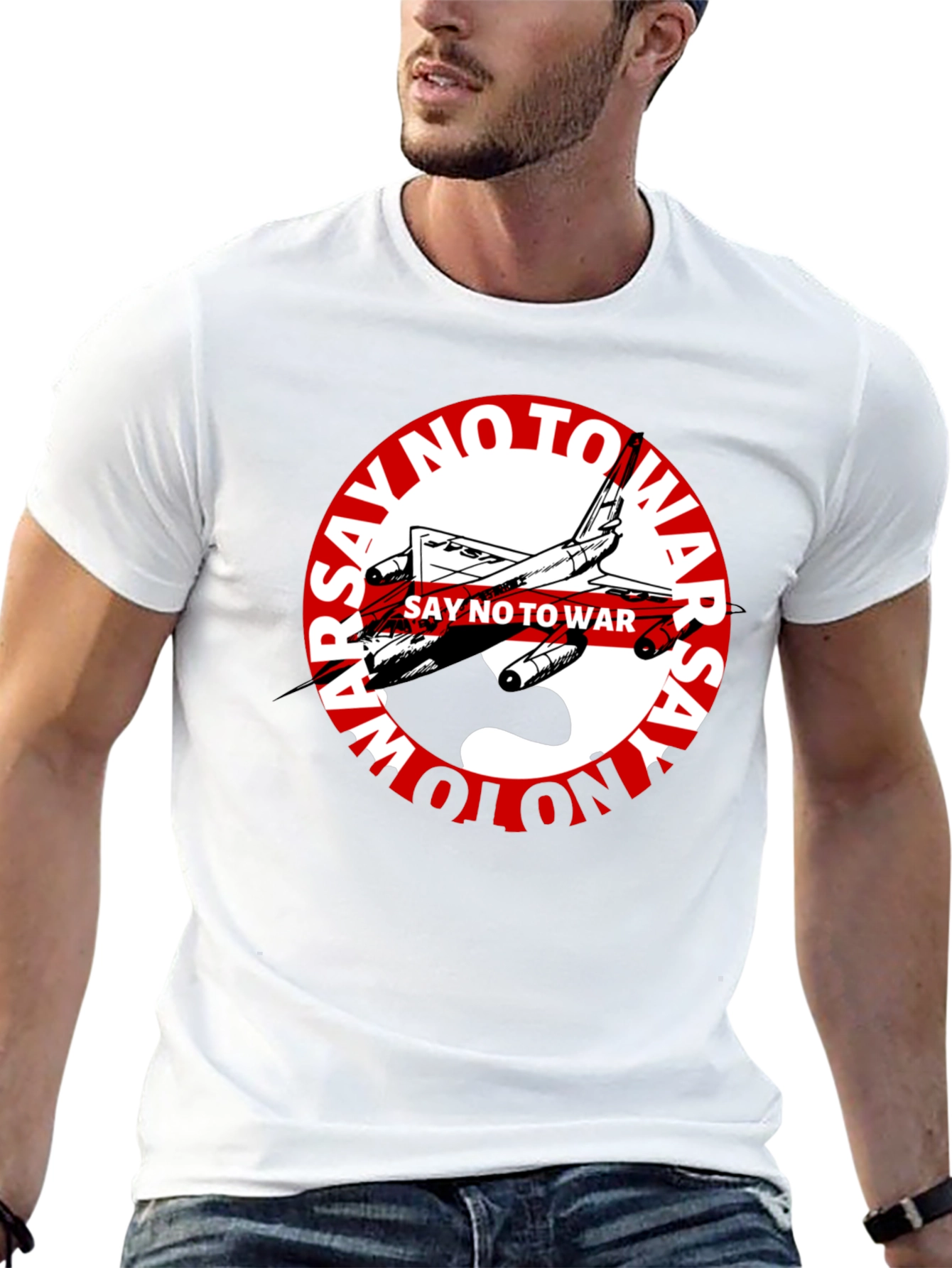 Say No to War Graphic Tee - Black