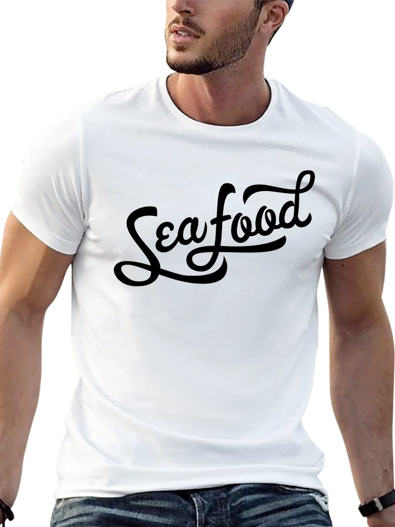 Seafood Graphic Tee - Stylish Casual Wear