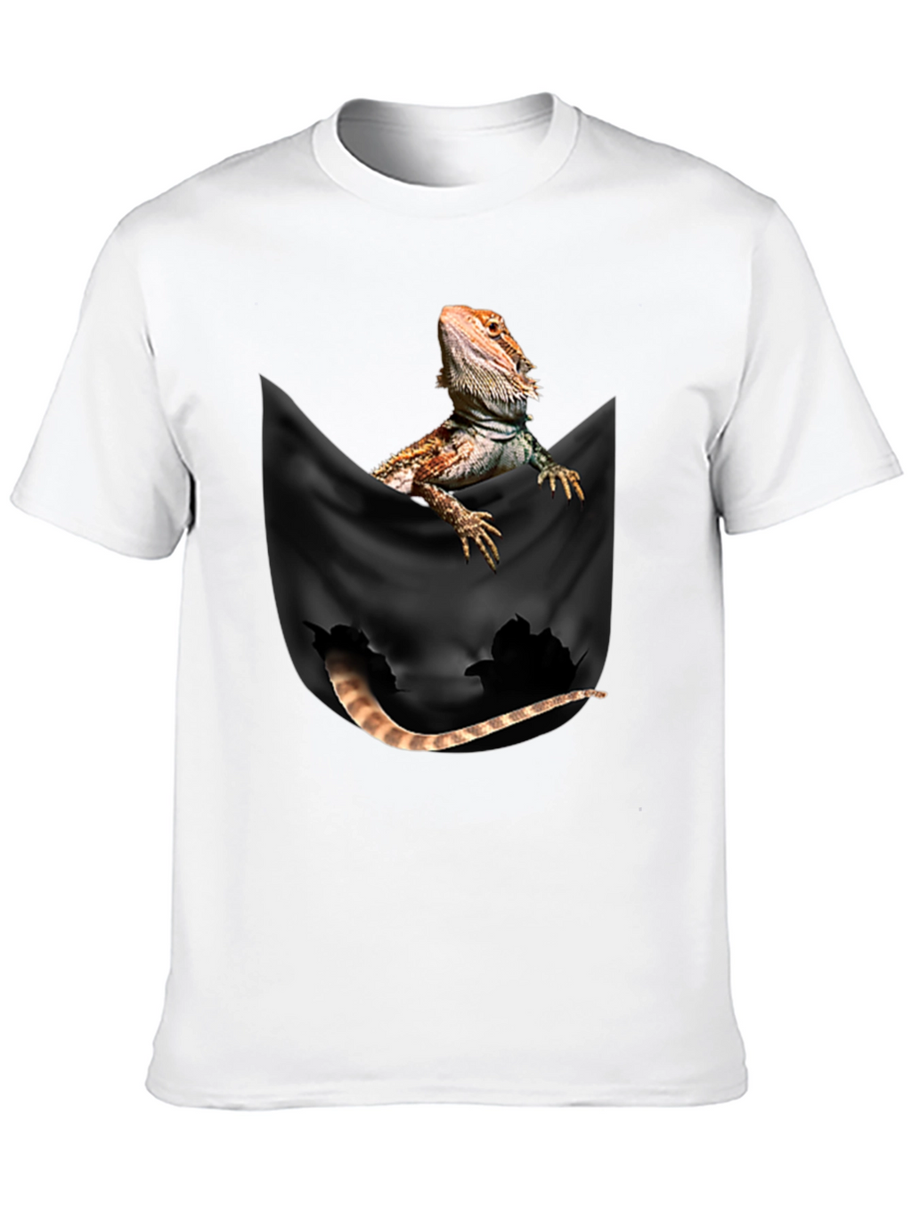Bearded Dragon Pocket T-Shirt
