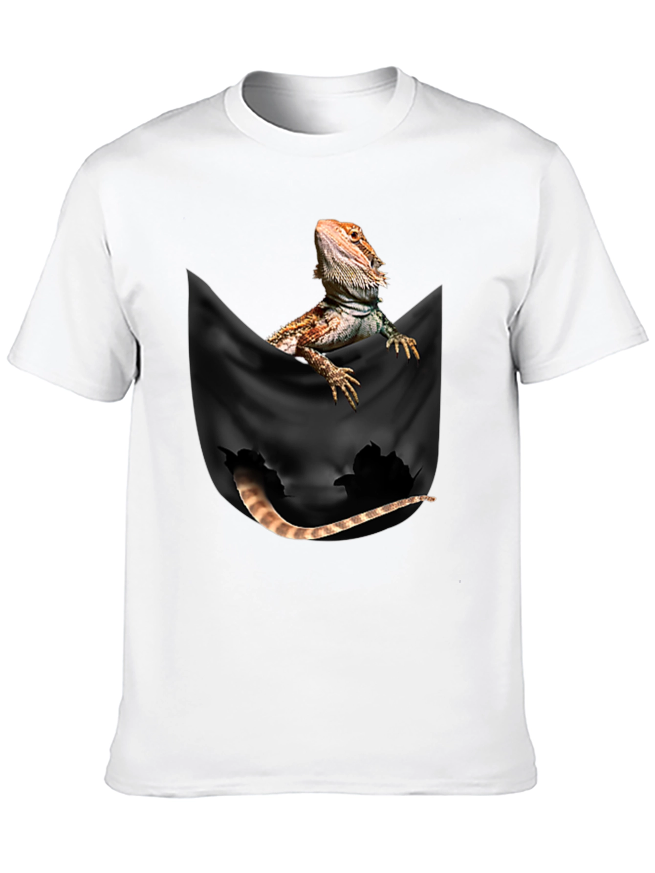Bearded Dragon Pocket T-Shirt