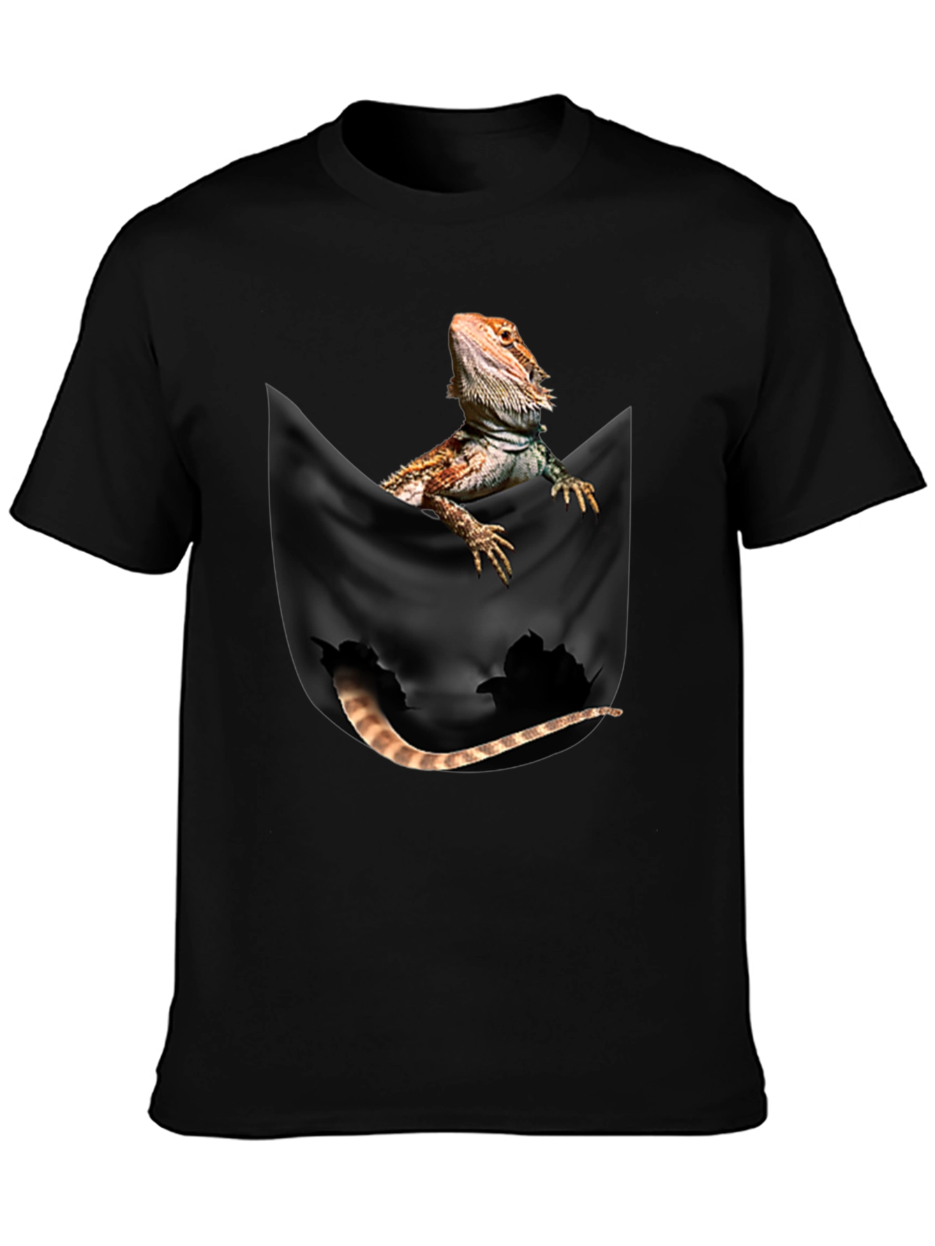 Bearded Dragon Pocket T-Shirt