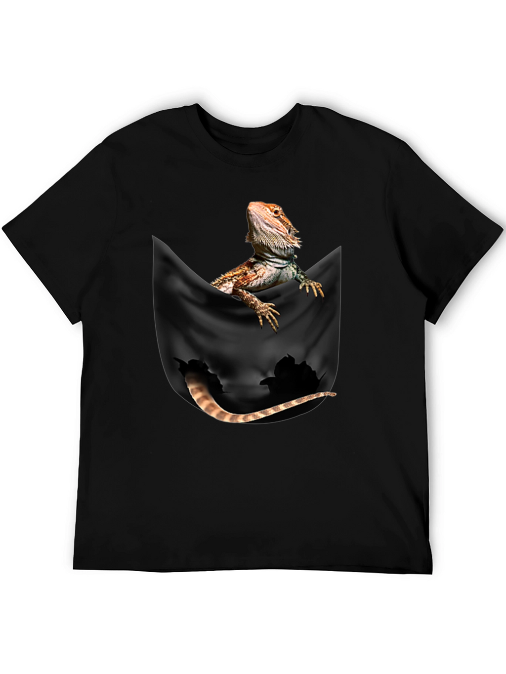 Bearded Dragon Pocket T-Shirt