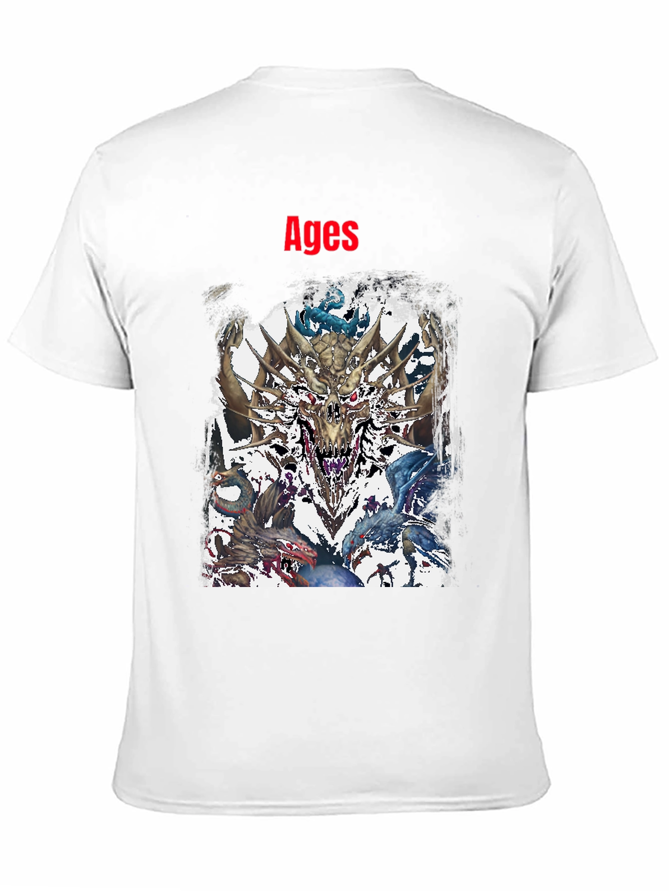 Ages Dragon Graphic Black T-Shirt