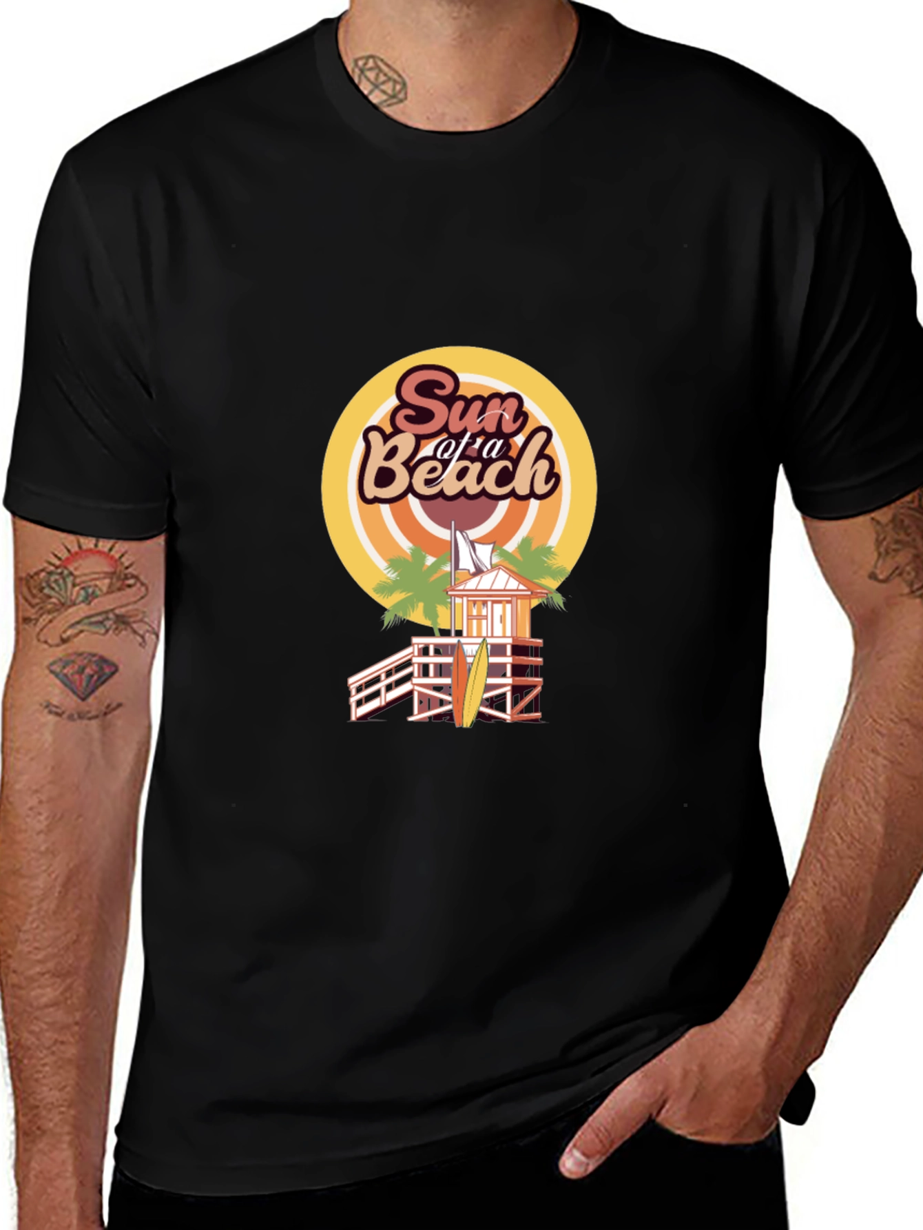 Sun of a Beach Graphic Tee -  Surf & Sand T-Shirt