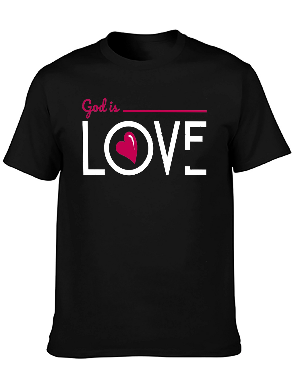 God is Love Graphic Tee - Christian T-Shirt