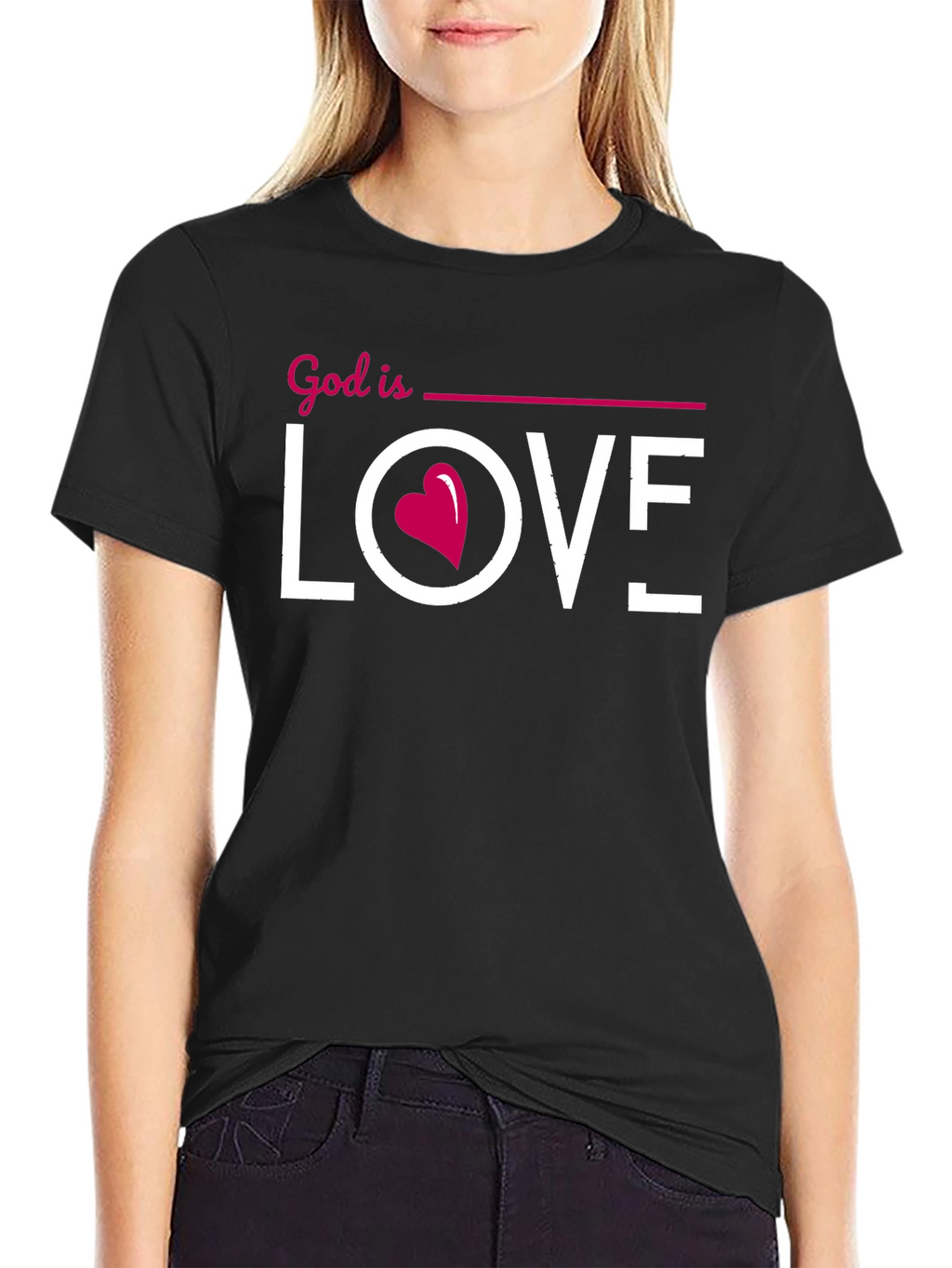 God is Love Graphic Tee - Christian T-Shirt