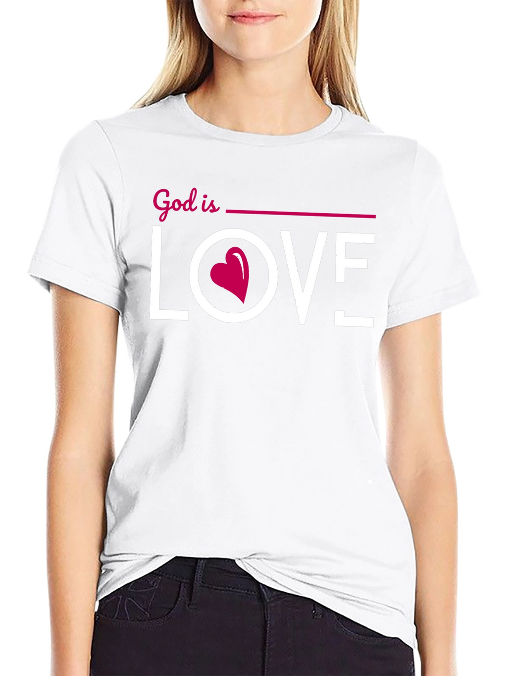 God is Love Graphic Tee - Christian T-Shirt
