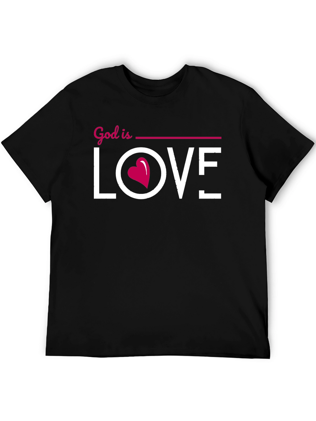 God is Love Graphic Tee - Christian T-Shirt