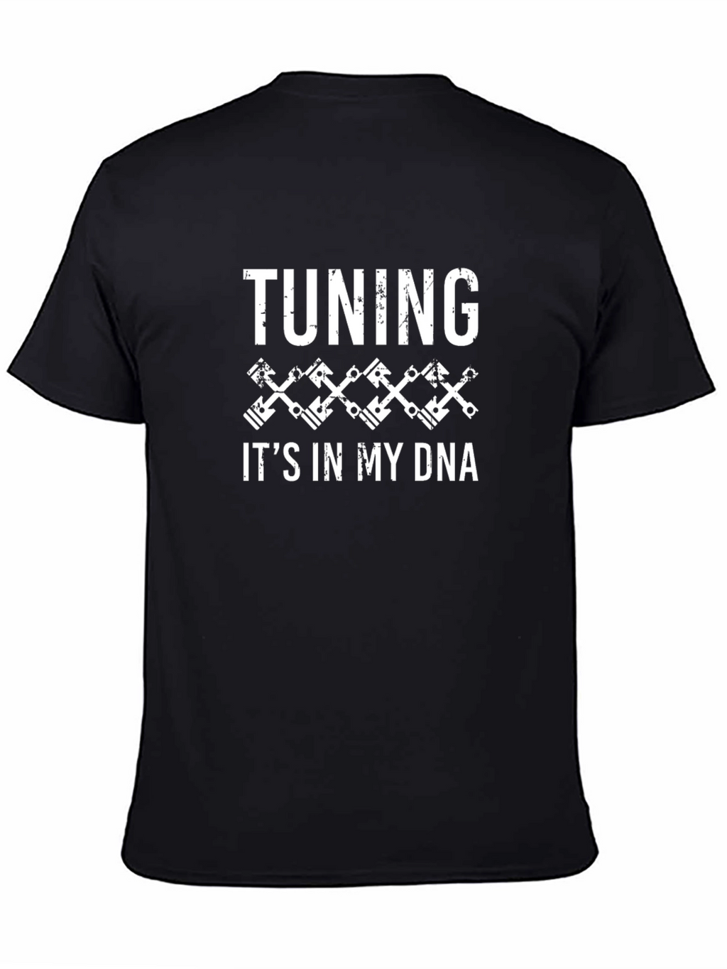 Tuning Its In My DNA Black Graphic Tee