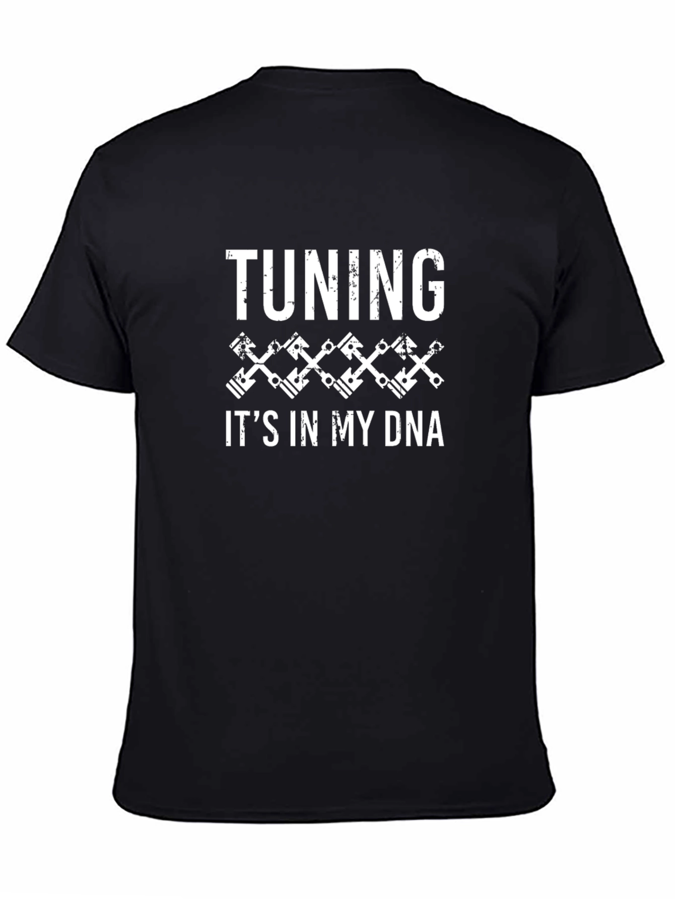 Tuning Its In My DNA Black Graphic Tee