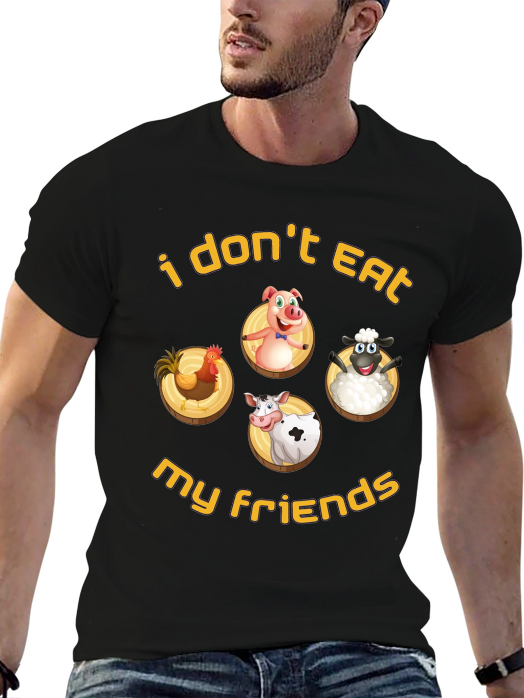 Vegan T-Shirt: I Dont Eat My Friends