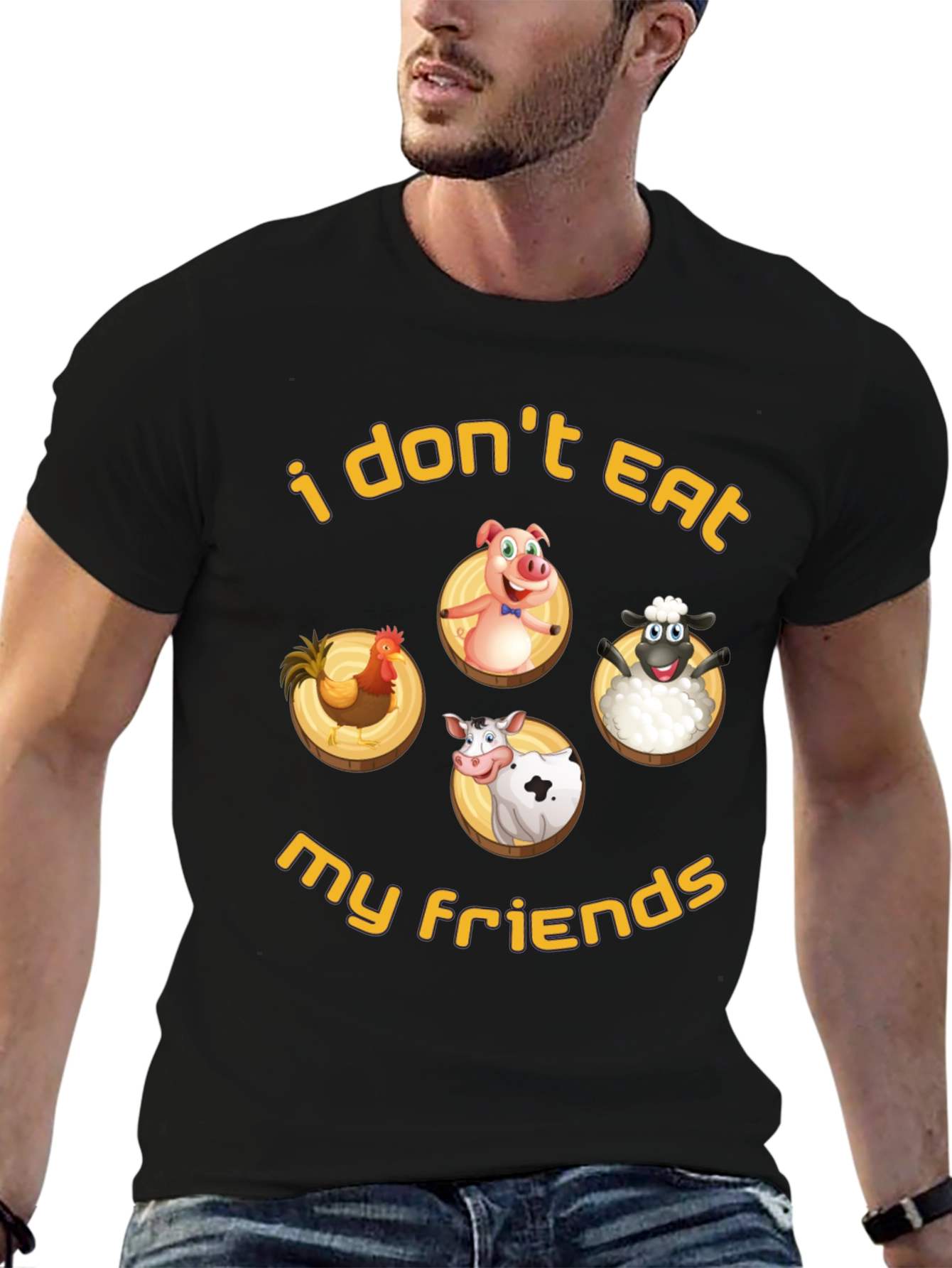 Vegan T-Shirt: I Dont Eat My Friends