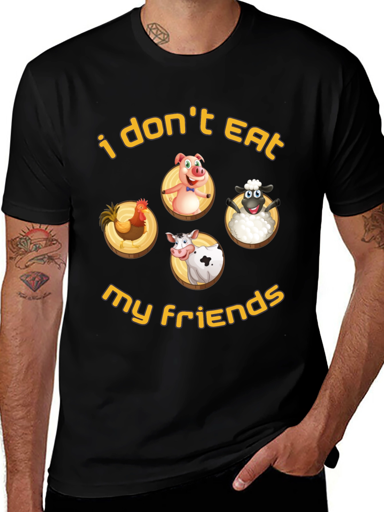 Vegan T-Shirt: I Dont Eat My Friends
