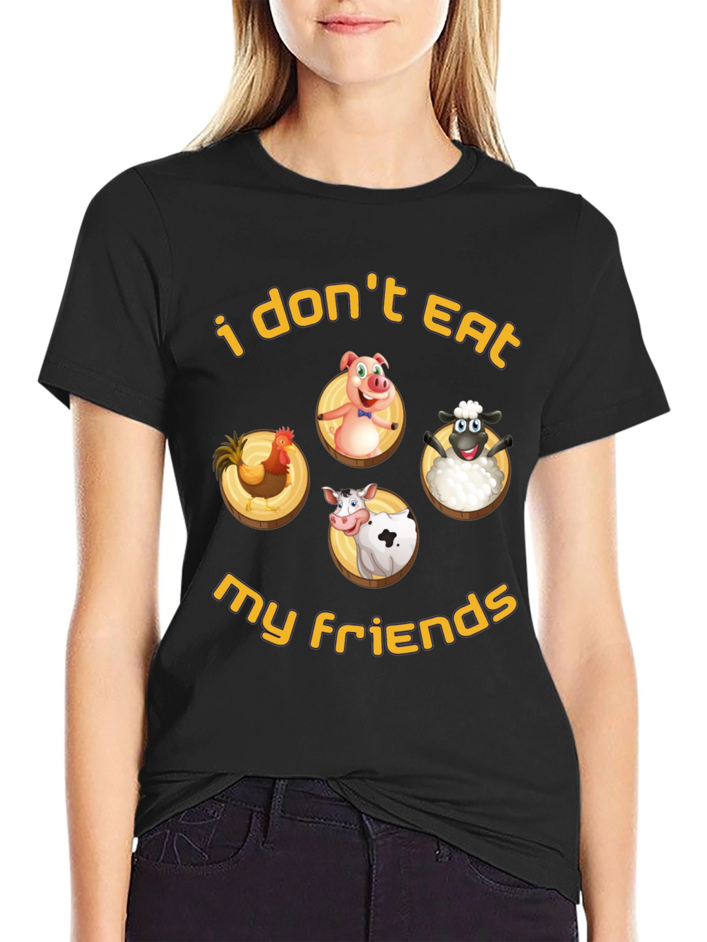 Vegan T-Shirt: I Dont Eat My Friends