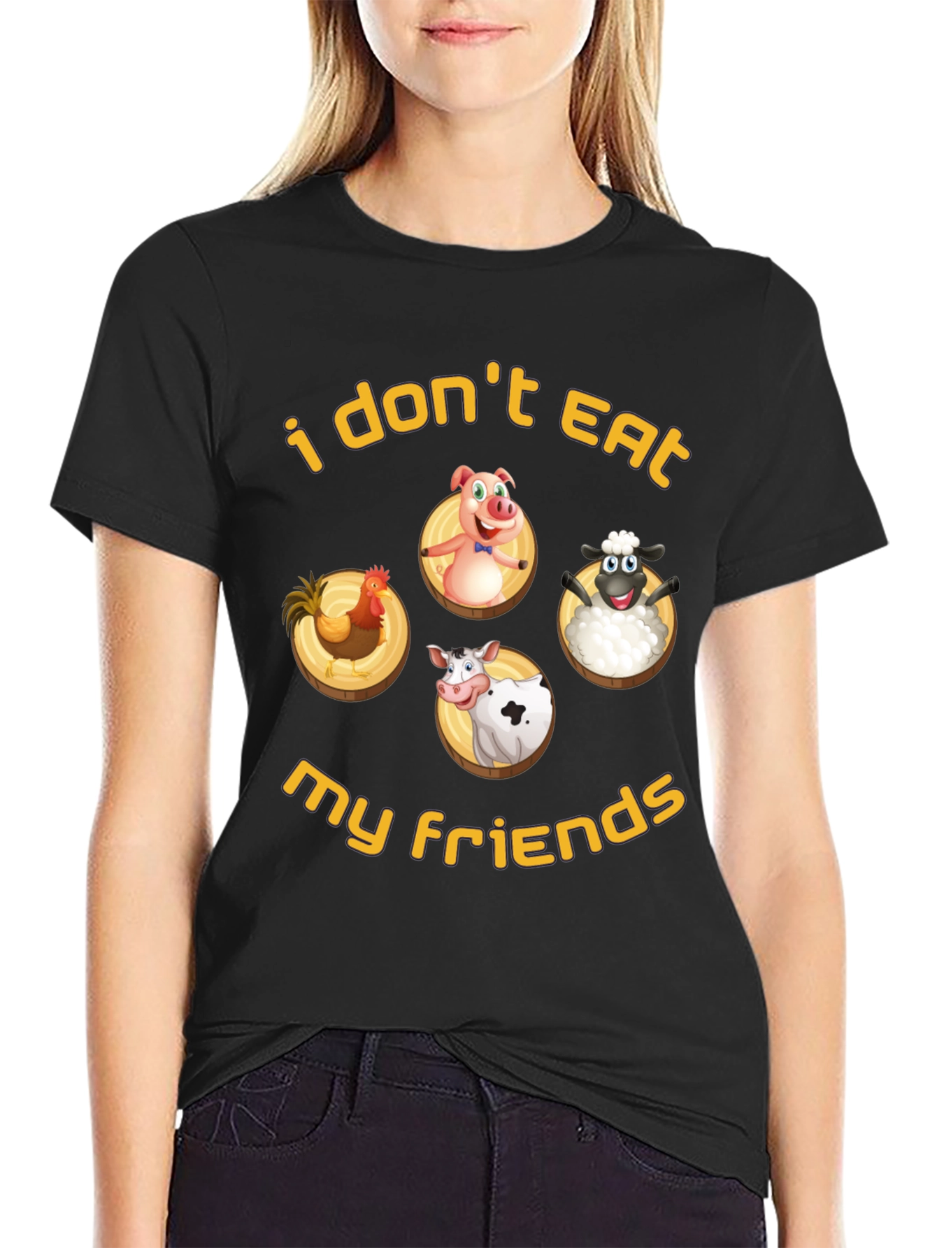 Vegan T-Shirt: I Dont Eat My Friends