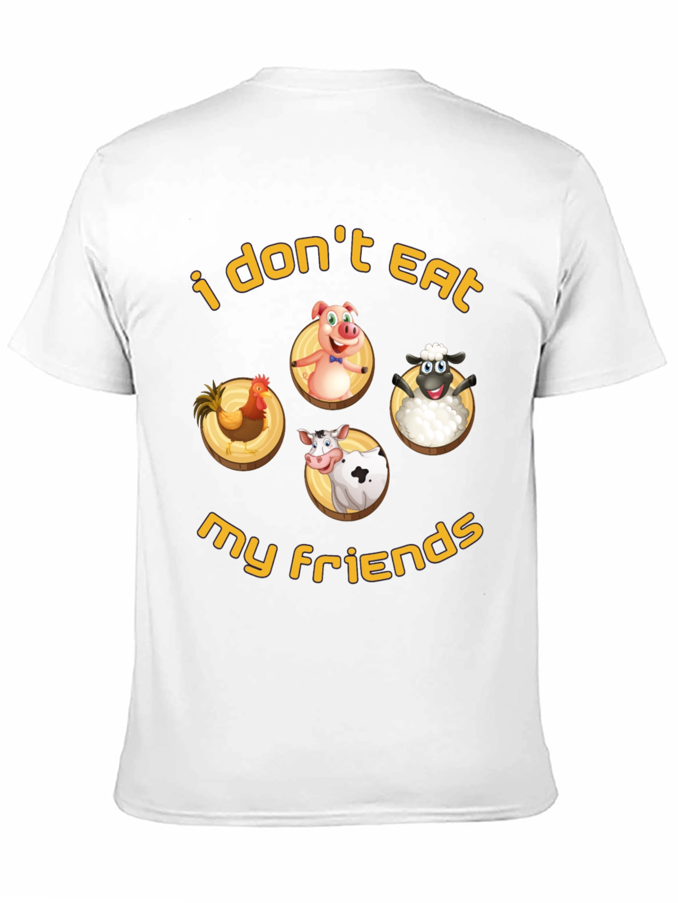Vegan T-Shirt: I Dont Eat My Friends