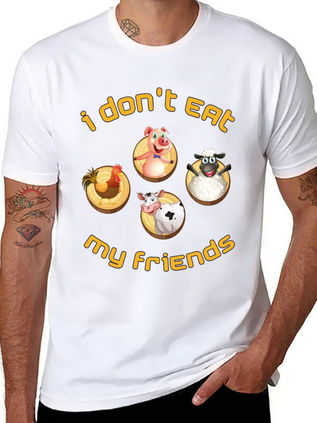 Vegan T-Shirt: I Dont Eat My Friends