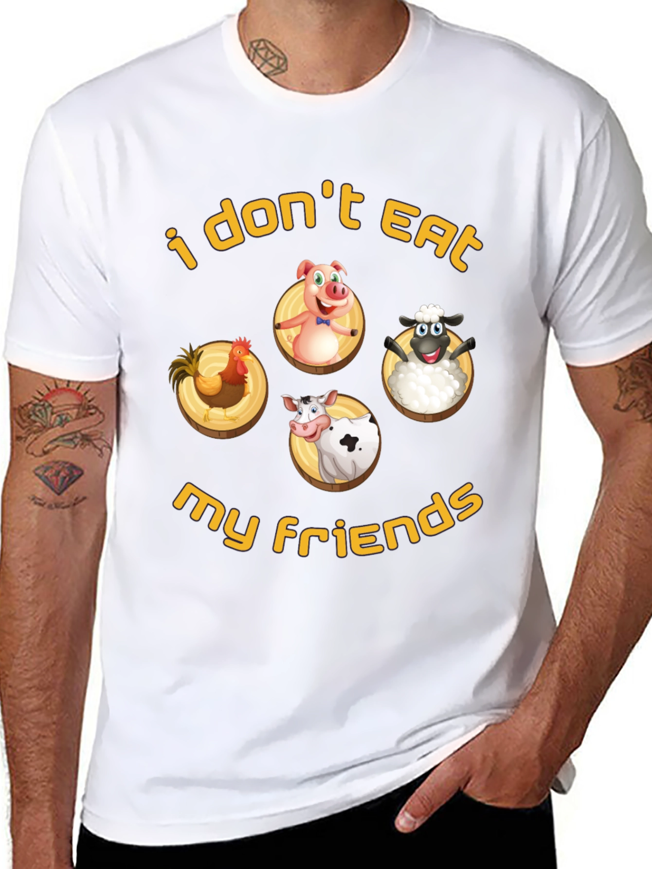 Vegan T-Shirt: I Dont Eat My Friends