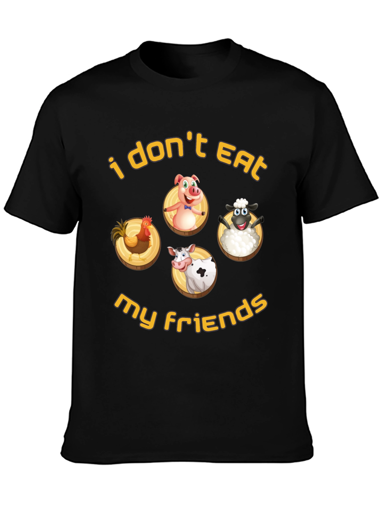 Vegan T-Shirt: I Dont Eat My Friends
