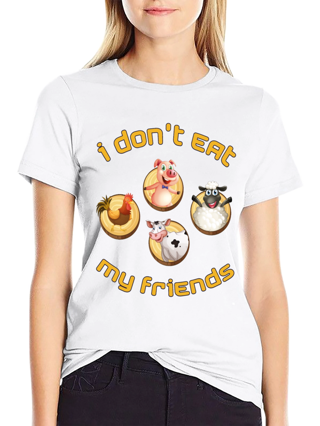 Vegan T-Shirt: I Dont Eat My Friends