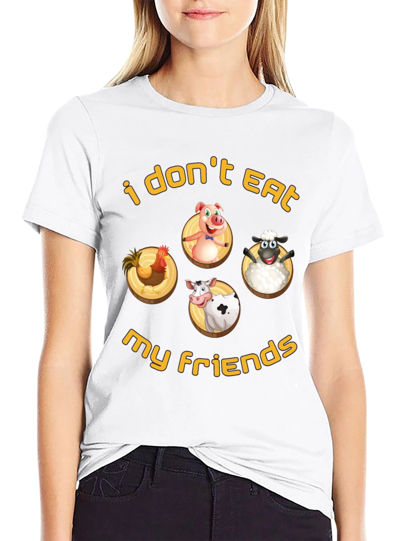 Vegan T-Shirt: I Dont Eat My Friends