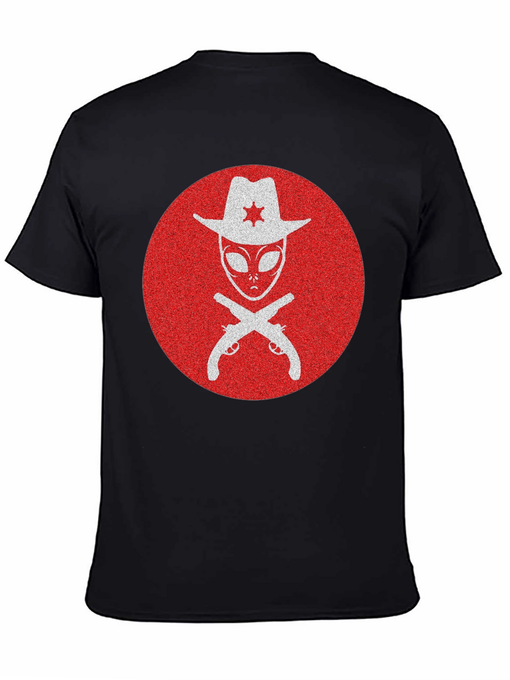 Alien Sheriff T-Shirt - Western Sci-Fi Graphic Tee