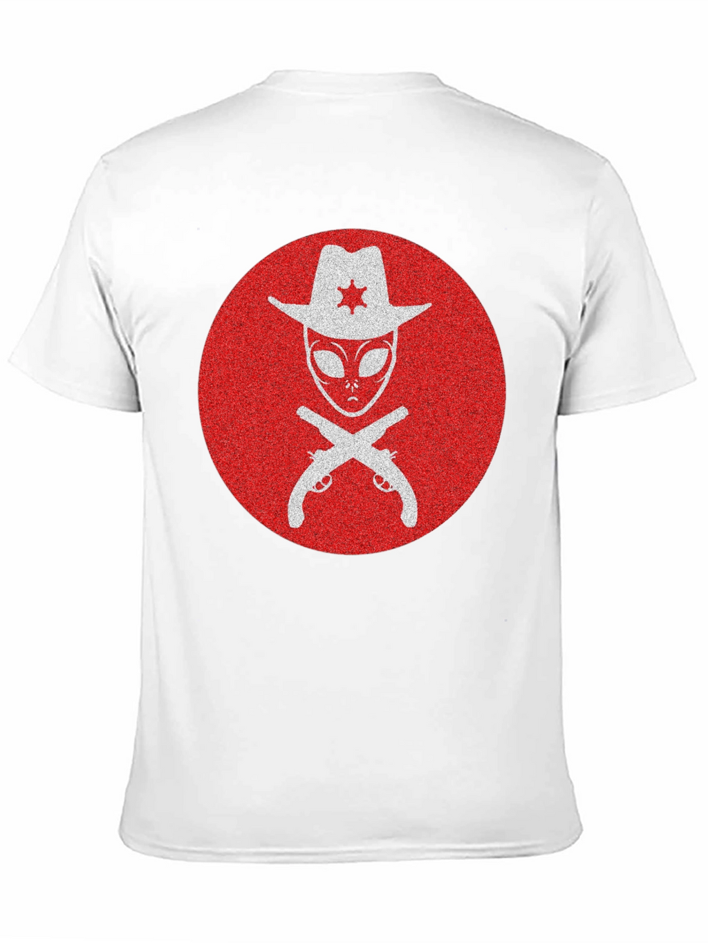 Alien Sheriff T-Shirt - Western Sci-Fi Graphic Tee