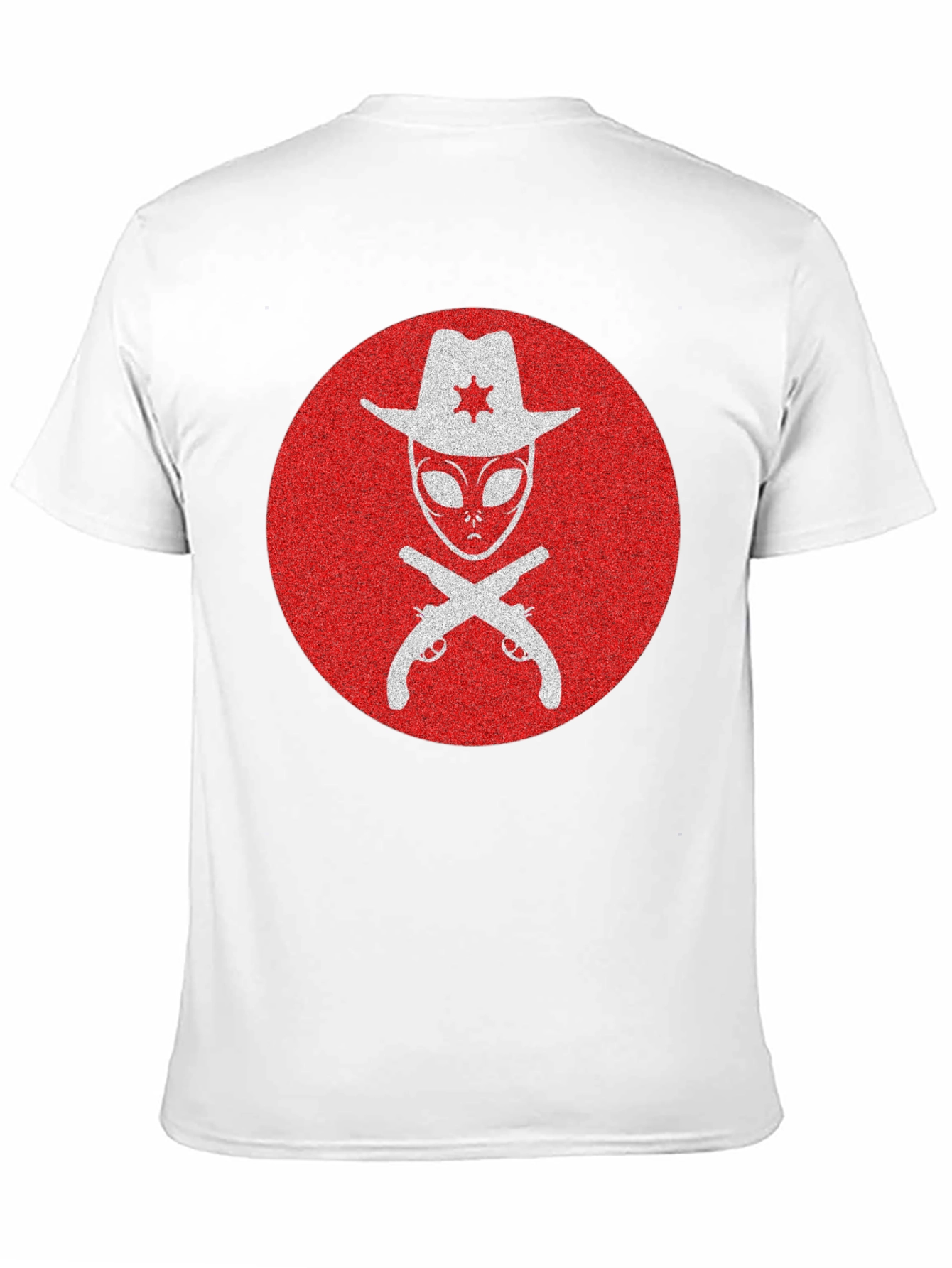 Alien Sheriff T-Shirt - Western Sci-Fi Graphic Tee