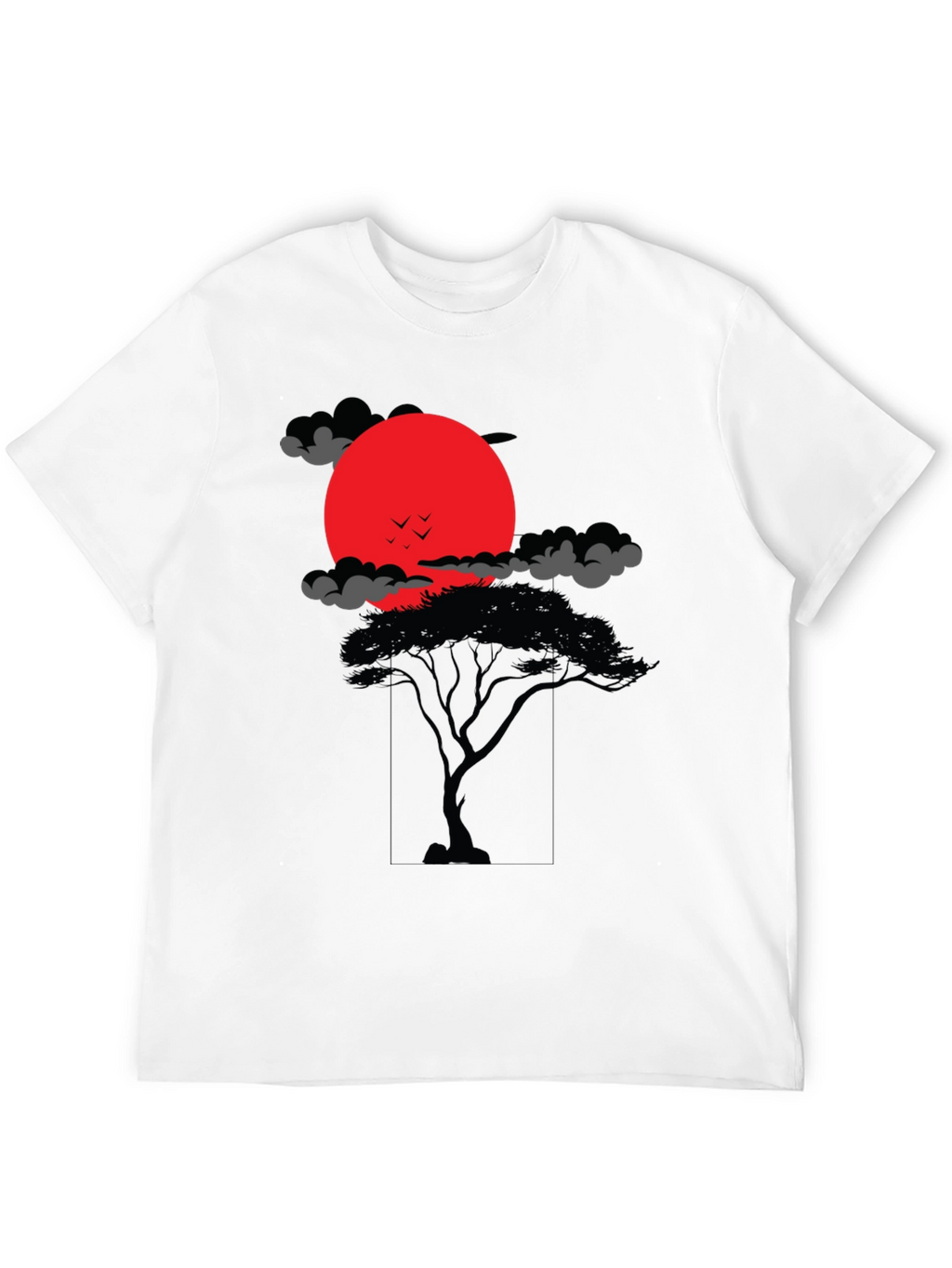 Sunset Tree Graphic Tee - Stylish Casual Wear
