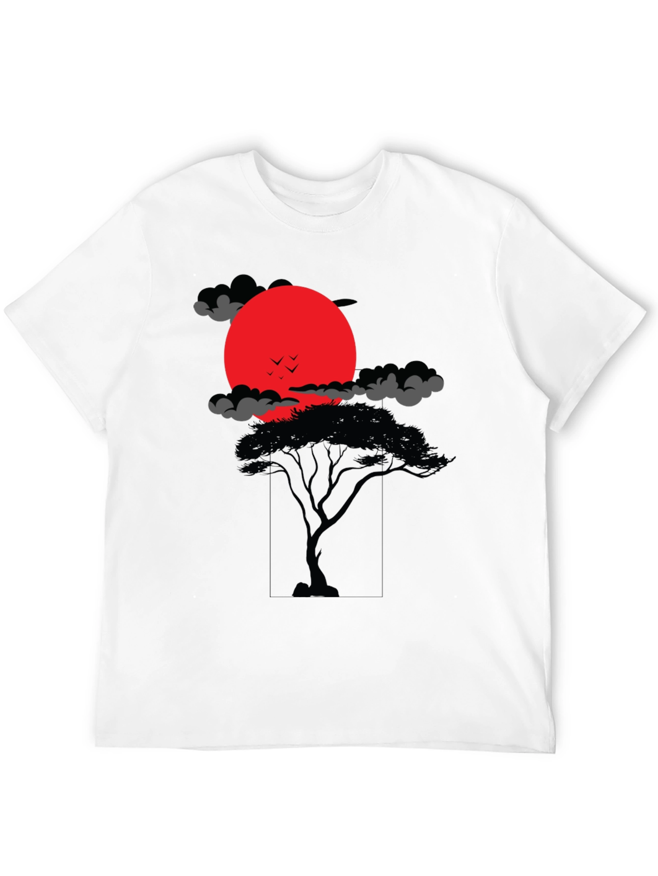 Sunset Tree Graphic Tee - Stylish Casual Wear