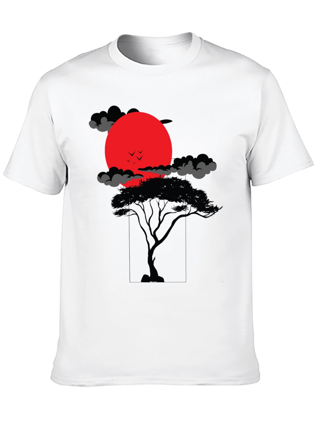 Sunset Tree Graphic Tee - Stylish Casual Wear