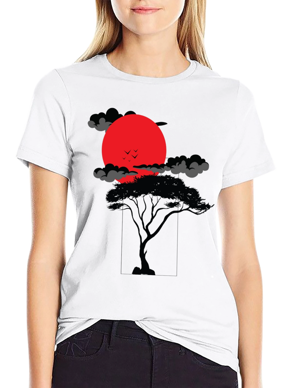 Sunset Tree Graphic Tee - Stylish Casual Wear