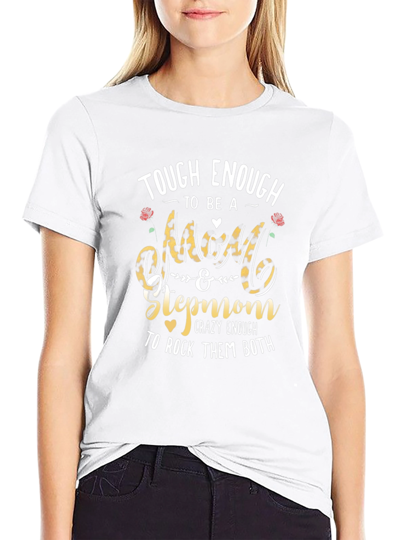 Tough Enough Stepmom Graphic Tee