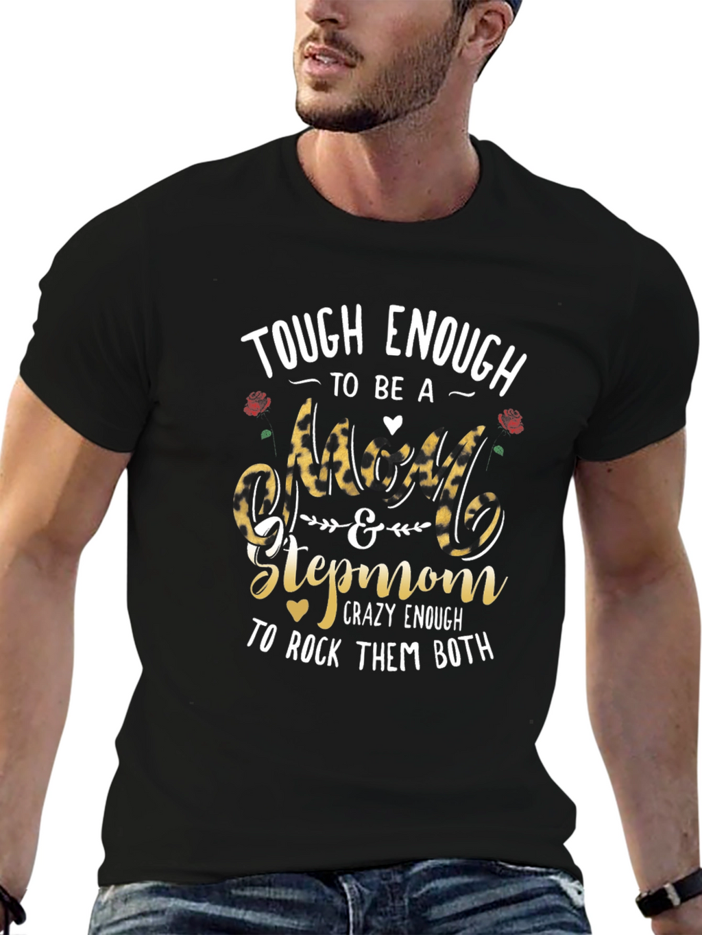 Tough Enough Stepmom Graphic Tee