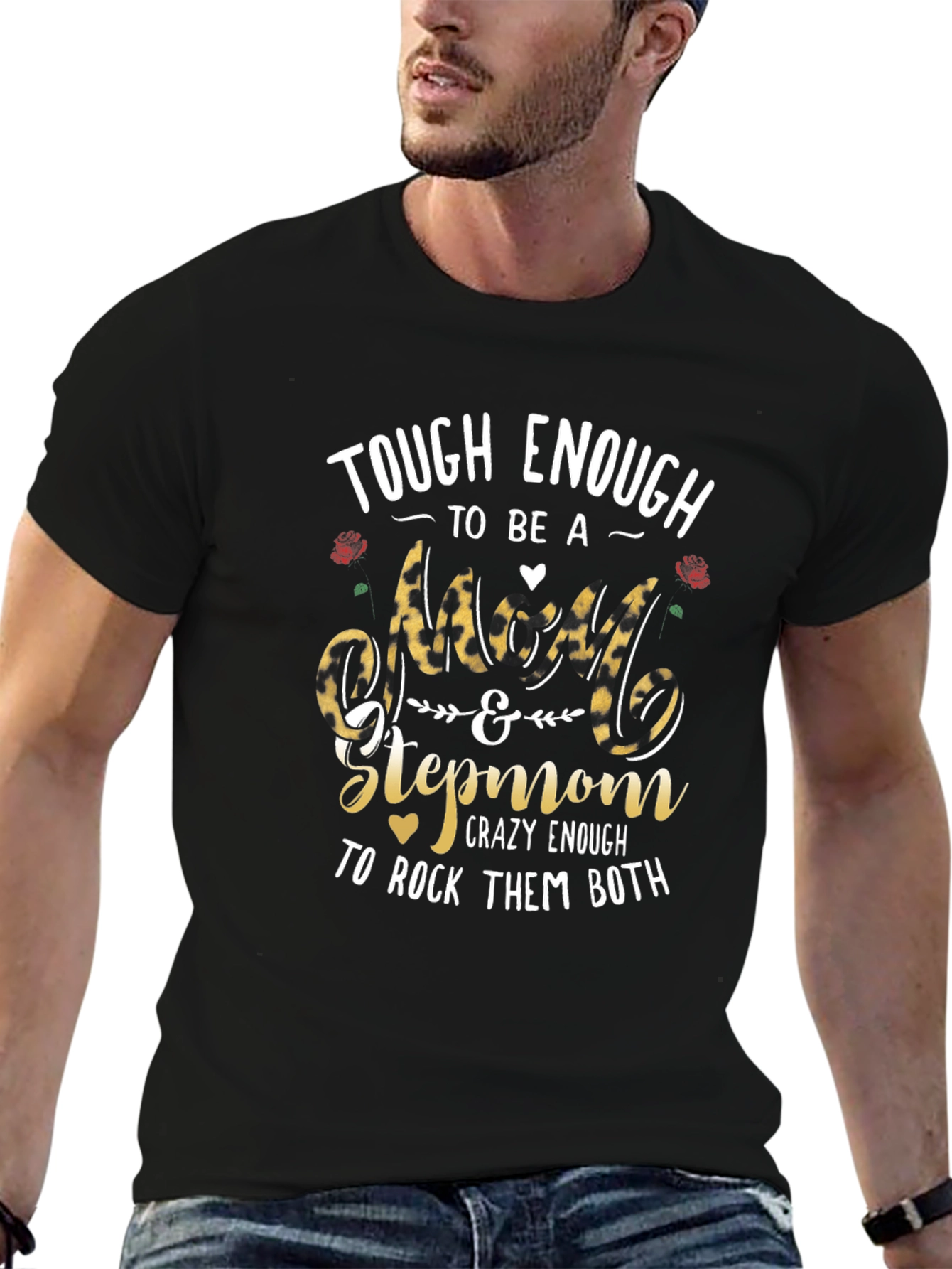 Tough Enough Stepmom Graphic Tee