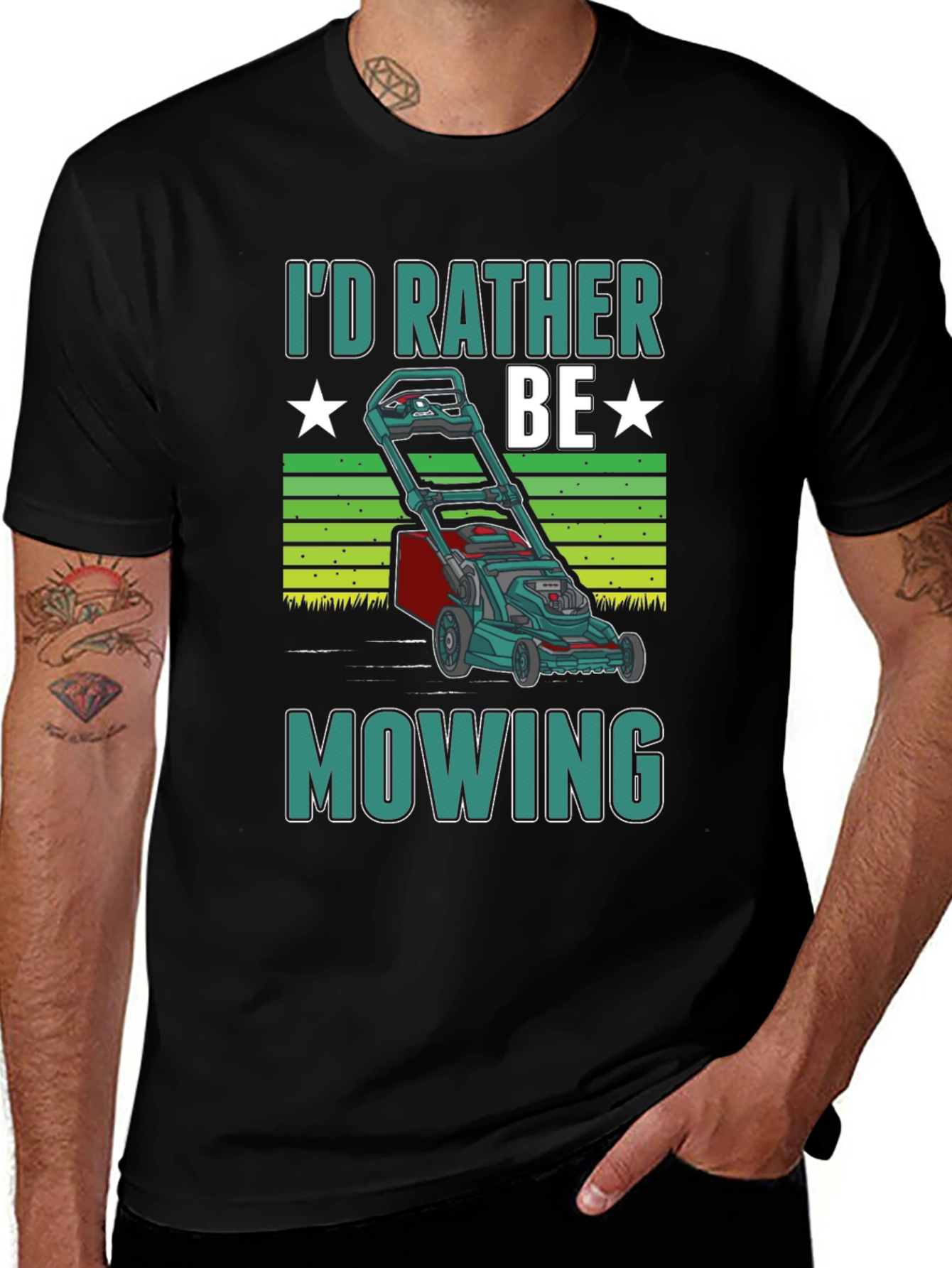 Id Rather Be Mowing T-Shirt
