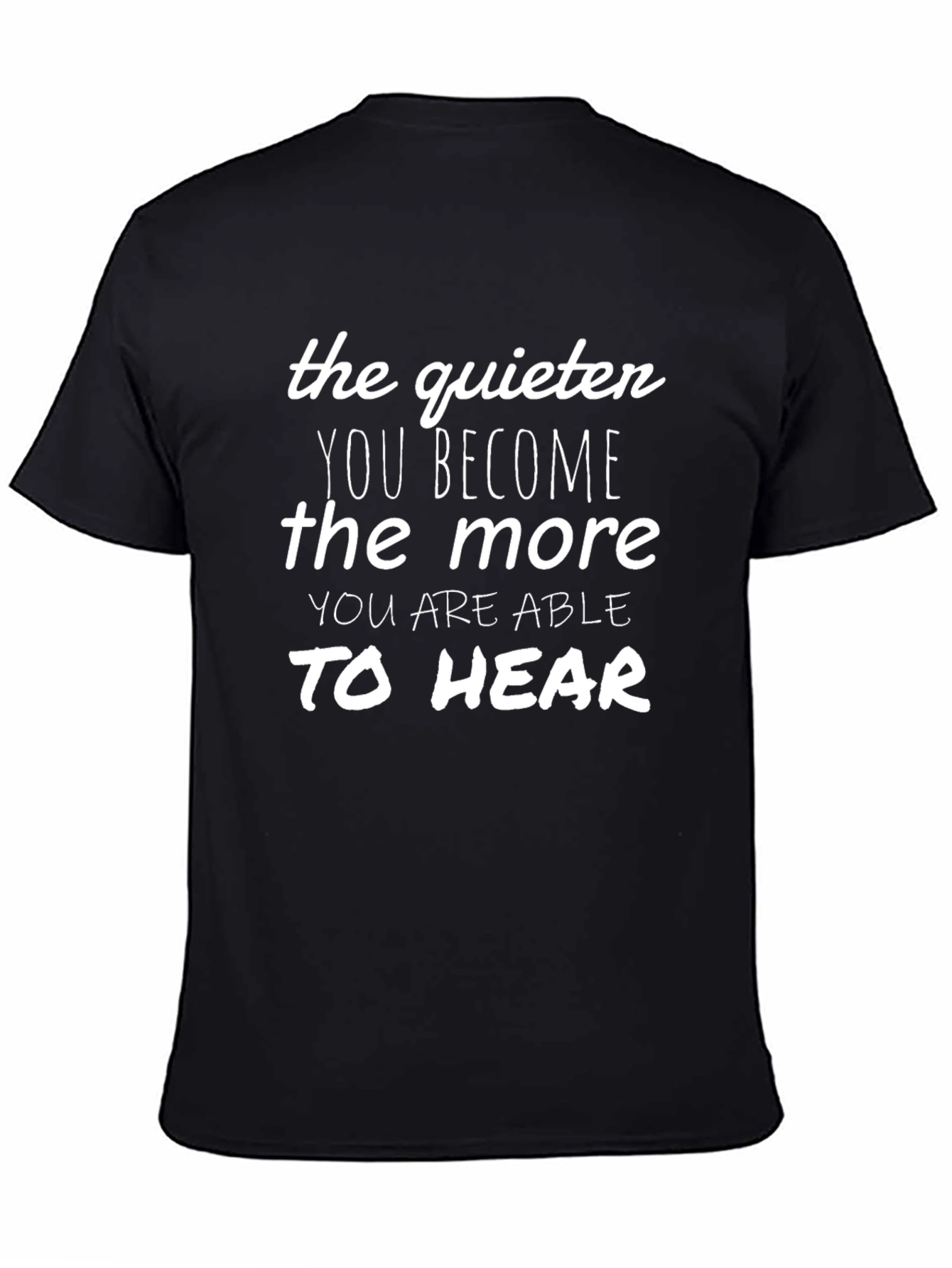 Quiet Wisdom Graphic Tee - Motivational Shirt