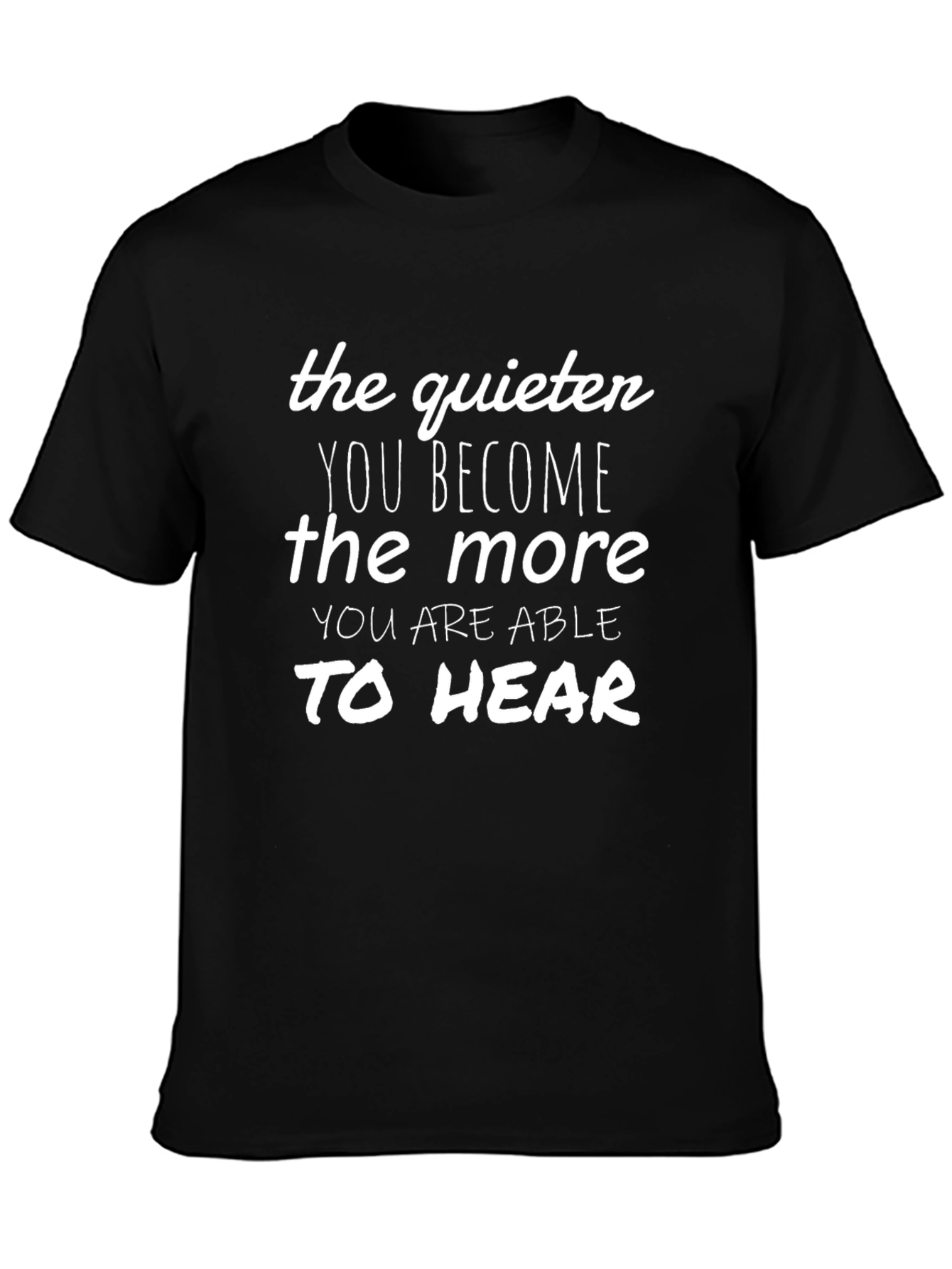 Quiet Wisdom Graphic Tee - Motivational Shirt