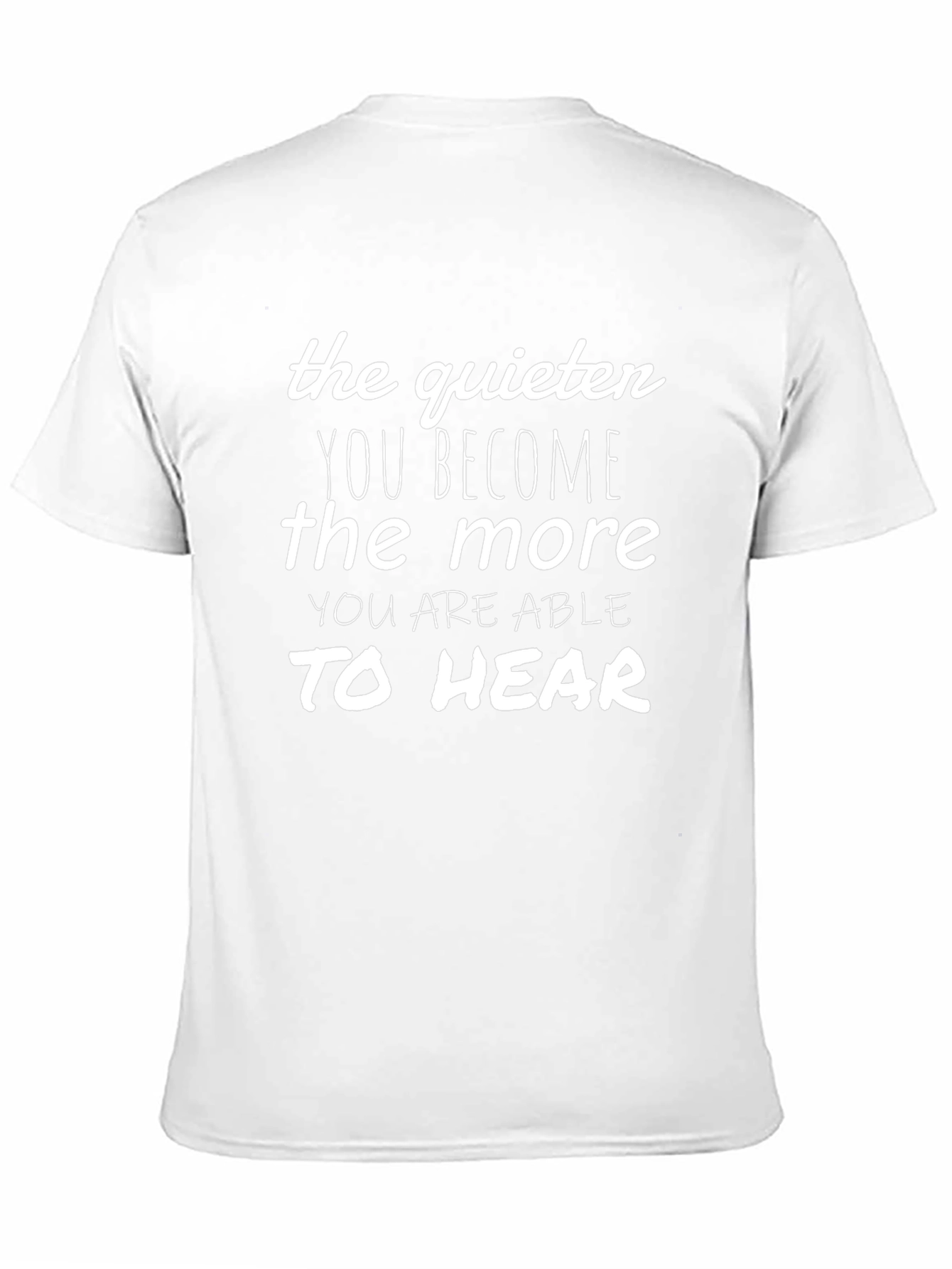 Quiet Wisdom Graphic Tee - Motivational Shirt